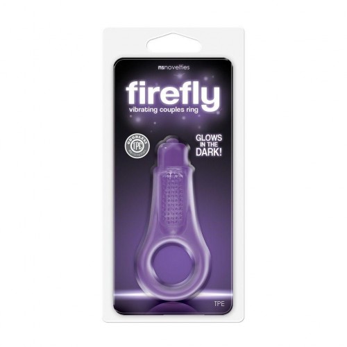 Фото товара: Фиолетовое эрекционное кольцо Firefly Couples Ring, код товара: NSN-0473-15/Арт.237912, номер 1
