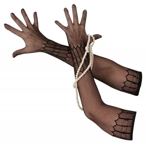 Фото товара: Изящные сетчатые длинные перчатки, код товара: 24607421101/Арт.238973, номер 4
