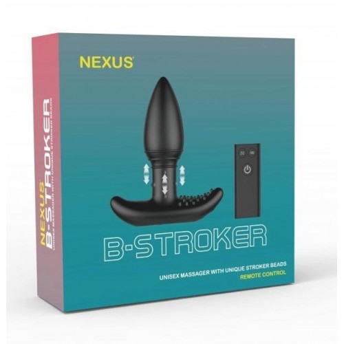 Фото товара: Черная анальная вибропробка Nexus B-Stroker - 13 см., код товара: BS001/Арт.239573, номер 1