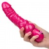 Фото товара: Розовый вибратор-реалистик с блестками Naughty Bits Lady Boner Bendable Personal Vibrator - 20 см., код товара: SE-4410-65-3/Арт.239654, номер 4