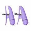 Купить Фиолетовые зажимы-прищепки с вибрацией Nipplettes код товара: SE-2589-14-2/Арт.239668. Секс-шоп в СПб - EROTICOASIS | Интим товары для взрослых 