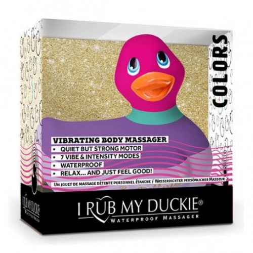 Фото товара: Фиолетово-розовый вибратор-уточка I Rub My Duckie 2.0 Colors, код товара: 27374/Арт.239730, номер 1