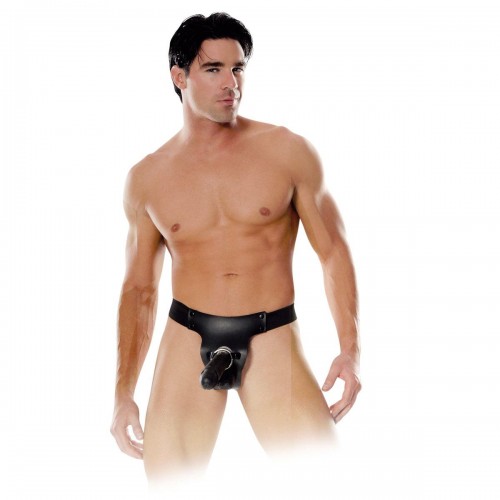 Фото товара: Полый страпон Mr. Big Hollow 8  Strap-on - 20,3 см., код товара: PD3940-23/Арт.33935, номер 1