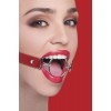 Купить Расширяющий кляп Ring Gag XL с красными ремешками код товара: OU105RED/Арт.35387. Секс-шоп в СПб - EROTICOASIS | Интим товары для взрослых 