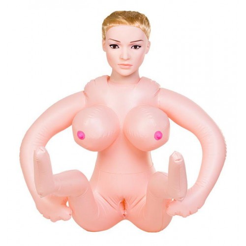 Купить Надувная секс-кукла LILIANA с реалистичной головой и поднятыми ножками код товара: 117015/Арт.37400. Онлайн секс-шоп в СПб - EroticOasis 