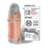 Фото товара: Телесная насадка Real Feel Enhancer XL - 17 см., код товара: PD4120-21/Арт.39981, номер 3