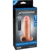 Купить Телесная вибронасадка с кольцом  Vibrating Real Feel 1 Extension - 14 см. код товара: PD4118-21/Арт.40006. Секс-шоп в СПб - EROTICOASIS | Интим товары для взрослых 