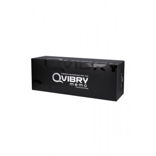 Фото товара: Чёрный клиторальный вибратор с 8Gb USB памяти и 7 режимами вибрации, код товара: QM1/Арт.40042, номер 5