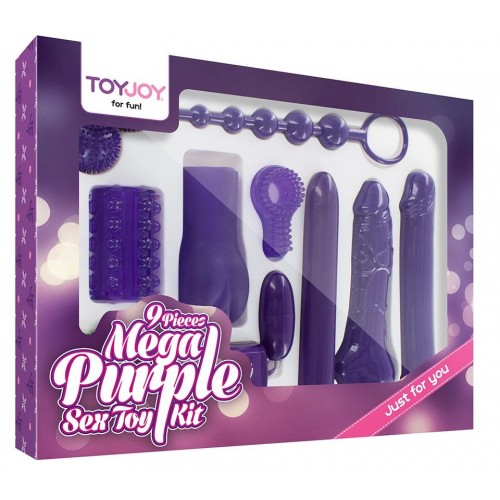 Купить Эротический набор Toy Joy Mega Purple код товара: 3006010120/Арт.40259. Секс-шоп в СПб - EROTICOASIS | Интим товары для взрослых 