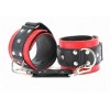 Купить Красно-чёрные кожаные наручники код товара: 51002ars/Арт.40357. Онлайн секс-шоп в СПб - EroticOasis 