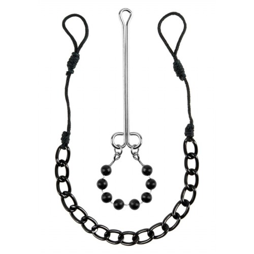 Купить Интимные украшения с бусинами NIPPLE & CLIT JEWELRY код товара: PD4452-23/Арт.40508. Секс-шоп в СПб - EROTICOASIS | Интим товары для взрослых 