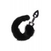 Фото товара: Маленькая анальная втулка с черным хвостом - 8,5 см., код товара: 712021/Арт.40982, номер 3
