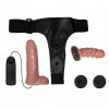 Фото товара: Страпон с вагинальной пробкой и вибрацией Ultra Passionate Harness - 16 см., код товара: BW-022066Z/Арт.241395, номер 1