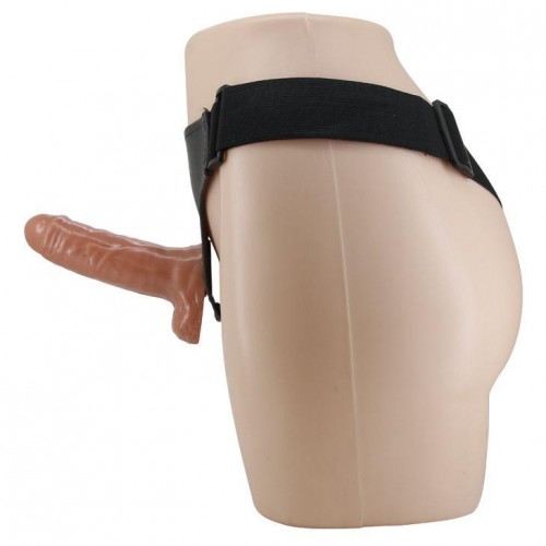 Фото товара: Страпон с вагинальной пробкой и вибрацией Ultra Passionate Harness - 16 см., код товара: BW-022066Z/Арт.241395, номер 4