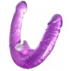 Купить Фиолетовый двухсторонний фаллоимитатор с вибропулей - 35 см. код товара: 882023 / Арт.241696. Секс-шоп в СПб - EROTICOASIS | Интим товары для взрослых 