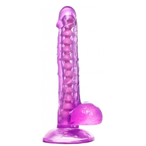 Купить Фиолетовый реалистичный фаллоимитатор Celiam - 20,5 см. код товара: 762011/Арт.241721. Секс-шоп в СПб - EROTICOASIS | Интим товары для взрослых 