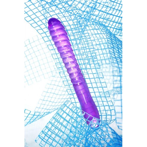 Фото товара: Фиолетовый двусторонний фаллоимитатор Frica - 23 см., код товара: 762008/Арт.241724, номер 10