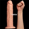 Фото товара: Телесный фаллоимитатор-гигант 11 Realistic Long Dildo - 28 см., код товара: LV111012/Арт.242726, номер 2