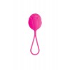 Фото товара: Розовый рельефный вагинальный шарик со шнурком, код товара: 690302 / Арт.243216, номер 4