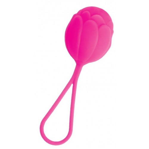Купить Розовый рельефный вагинальный шарик со шнурком код товара: 690302 / Арт.243216. Секс-шоп в СПб - EROTICOASIS | Интим товары для взрослых 