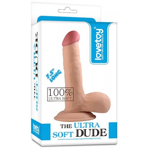 Фото товара: Телесный фаллоимитатор 7.5  The Ultra Soft Dude - 18 см., код товара: LV1083/Арт.243709, номер 1