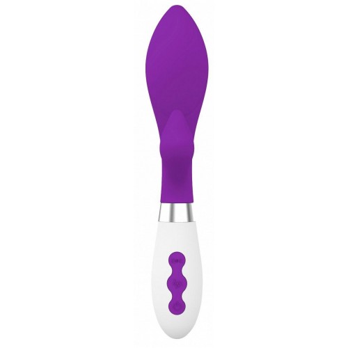 Фото товара: Фиолетовый вибратор-кролик Achelois - 21,8 см., код товара: LUNA031PUR/Арт.243977, номер 1