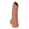 Купить Телесная открытая насадка-реалистик с подхватом мошонки Nude Sleeve M - 12 см. код товара: NS.001-M/Арт.244140. Секс-шоп в СПб - EROTICOASIS | Интим товары для взрослых 