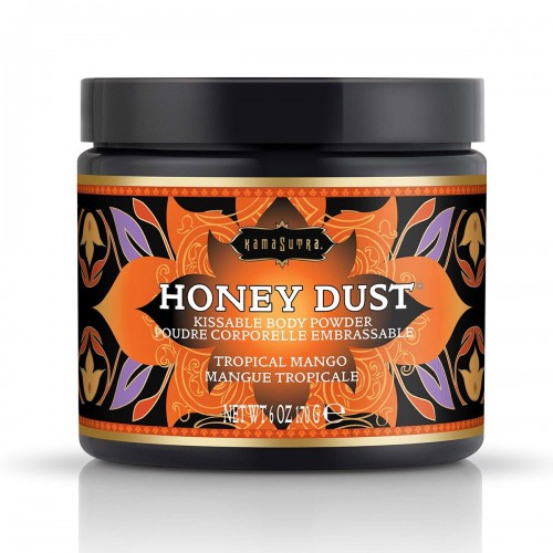 Купить Пудра для тела Honey Dust Body Powder с ароматом манго - 170 гр. код товара: KS12015/Арт.244306. Секс-шоп в СПб - EROTICOASIS | Интим товары для взрослых 