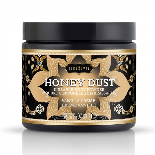 Купить Пудра для тела Honey Dust Body Powder с ароматом ванили - 170 гр. код товара: KS12016/Арт.244307. Секс-шоп в СПб - EROTICOASIS | Интим товары для взрослых 