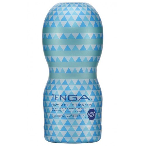 Купить Мастурбатор с охлаждающей смазкой TENGA Original Vacuum Cup Extra Cool код товара: TOC-201XC/Арт.244346. Секс-шоп в СПб - EROTICOASIS | Интим товары для взрослых 