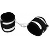 Купить Серебристо-черные наручники Struggle My Handcuff код товара: LV1535/Арт.244470. Секс-шоп в СПб - EROTICOASIS | Интим товары для взрослых 