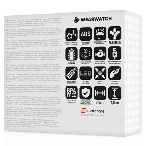 Фото товара: Голубое виброяйцо с черным пультом-часами Wearwatch Egg Wireless Watchme, код товара: D-227551 / Арт.244517, номер 2