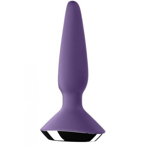 Купить Фиолетовая анальная пробка с вибрацией Satisfyer Plug-ilicious 1 - 13,5 см. код товара: 4003221/Арт.244607. Секс-шоп в СПб - EROTICOASIS | Интим товары для взрослых 