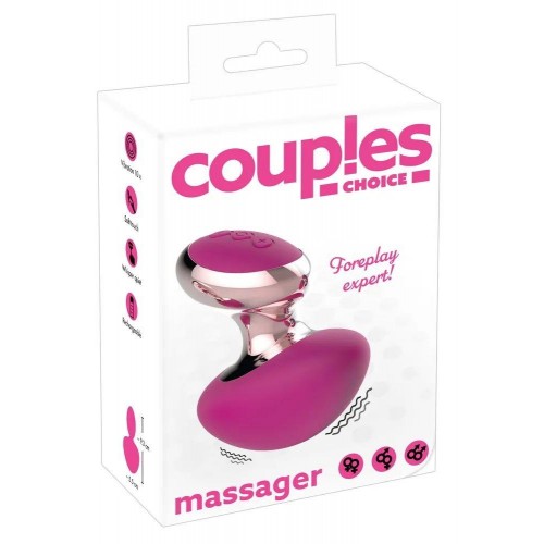 Фото товара: Ярко-розовый вибромассажер Couples Choice Massager, код товара: 05973330000/Арт.244671, номер 8