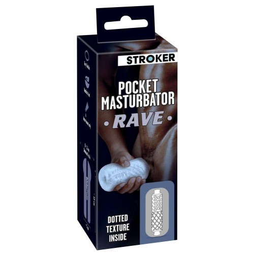 Фото товара: Прозрачный мастурбатор Pocket Masturbator Rave, код товара: 05384930000/Арт.244775, номер 5