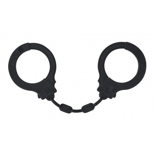 Фото товара: Черные силиконовые наручники Suppression, код товара: 1167-01lola/Арт.244907, номер 1