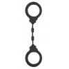 Купить Черные силиконовые наручники Suppression код товара: 1167-01lola/Арт.244907. Онлайн секс-шоп в СПб - EroticOasis 