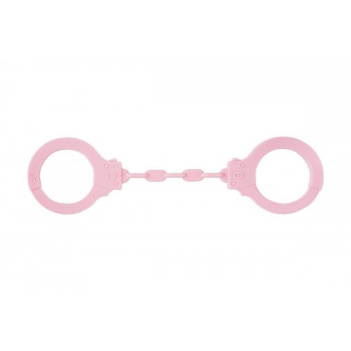 Фото товара: Розовые силиконовые наручники Suppression, код товара: 1167-03lola/Арт.244908, номер 1