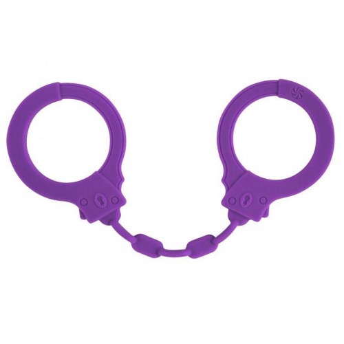 Купить Фиолетовые силиконовые наручники Suppression код товара: 1167-02lola/Арт.244909. Онлайн секс-шоп в СПб - EroticOasis 