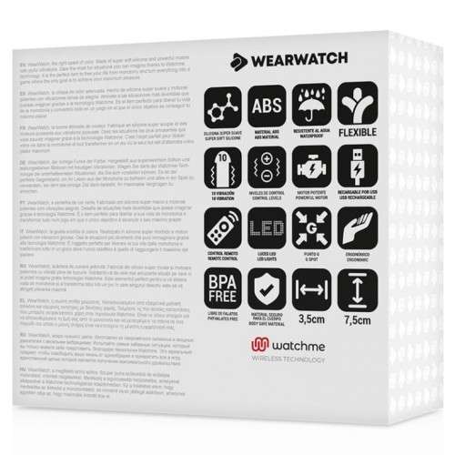 Фото товара: Розовое виброяйцо с белым пультом-часами Wearwatch Egg Wireless Watchme, код товара: D-227554 / Арт.244950, номер 2