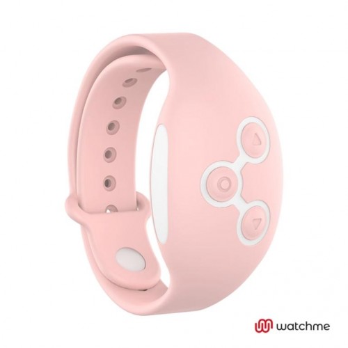 Фото товара: Зеленое виброяйцо с нежно-розовым пультом-часами Wearwatch Egg Wireless Watchme, код товара: D-227560 / Арт.244953, номер 2