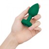Купить Зеленая анальная вибровтулка с кристаллом Vibrating Jewel Plug M/L - 10,5 см. код товара: BV-031-GRN/Арт.245285. Секс-шоп в СПб - EROTICOASIS | Интим товары для взрослых 