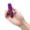 Фото товара: Фиолетовая вибропулька Le Wand Bullet с 2 нежными насадками, код товара: LW-012-CHR/Арт.245437, номер 3