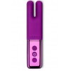 Купить Фиолетовый двухмоторный мини-вибратор Le Wand Deux код товара: LW-014-CHR/Арт.245448. Секс-шоп в СПб - EROTICOASIS | Интим товары для взрослых 