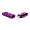 Фото товара: Фиолетовый двухмоторный мини-вибратор Le Wand Deux, код товара: LW-014-CHR/Арт.245448, номер 2