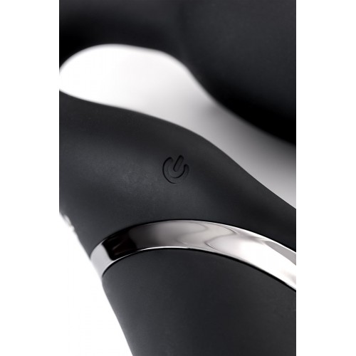 Фото товара: Черный безремневой вибрострапон Vibrating Bendable Strap-On - size L, код товара: 6013960/Арт.246882, номер 12