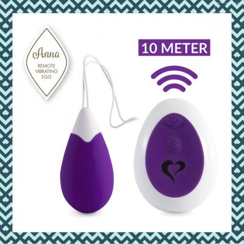 Фото товара: Фиолетовое виброяйцо на радиоуправлении Anna Vibrating Egg Remote, код товара: FLZ-E27872/Арт.247302, номер 2