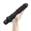 Фото товара: Черный вибратор-реалистик 8  Girthy Realistic Vibrator - 24,5 см., код товара: PC-001-BLK/Арт.247321, номер 1