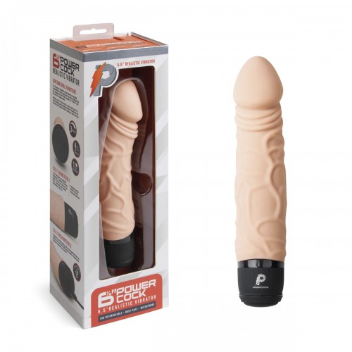 Купить Телесный вибратор-реалистик 6.5  Girthy Realistic Vibrator - 19 см. код товара: PC-003-NUD/Арт.247328. Секс-шоп в СПб - EROTICOASIS | Интим товары для взрослых 