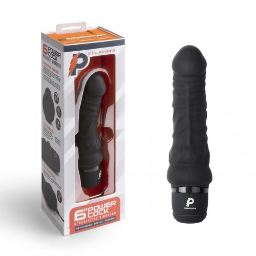 Купить Черный вибратор-реалистик 6  Realistic Vibrator - 17 см. код товара: PC-004-BLK/Арт.247329. Секс-шоп в СПб - EROTICOASIS | Интим товары для взрослых 